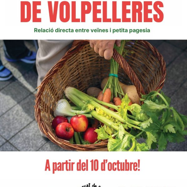 Mercat de pagès a Volpelleres. Vine a la plaça del Mercat.