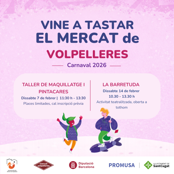 VINE A TASTAR EL MERCAT DE VOLPELLERES